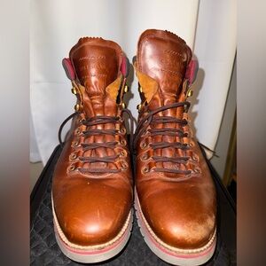 Cole Haan Men's Tan Leather Hiking Boots